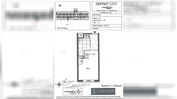 Ma-Cabane - Vente Appartement La Roche-sur-Yon, 20 m²