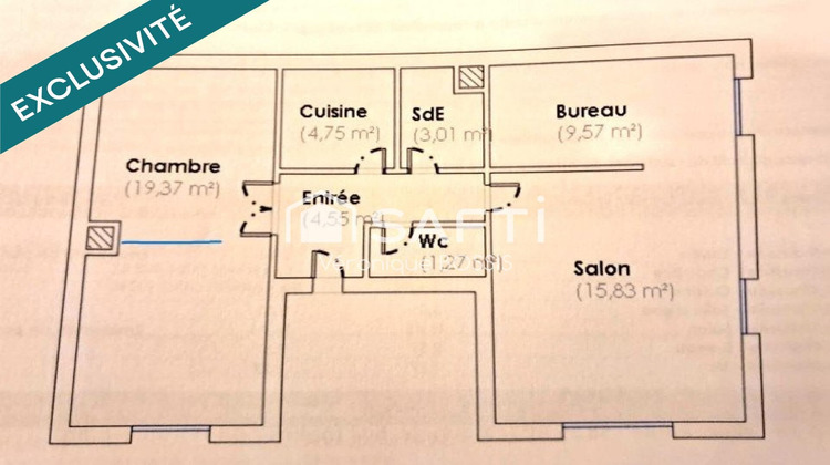Ma-Cabane - Vente Appartement La Roche-sur-Yon, 58 m²