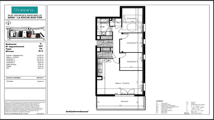 Ma-Cabane - Vente Appartement La Roche-sur-Yon, 84 m²