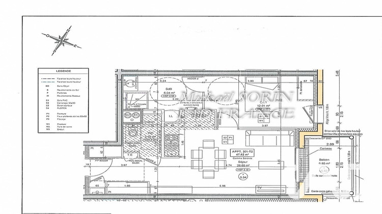 Ma-Cabane - Vente Appartement La Roche-sur-Yon, 47 m²