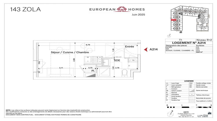 Ma-Cabane - Vente Appartement La Roche-sur-Yon, 19 m²