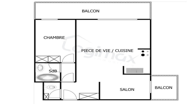 Ma-Cabane - Vente Appartement LA ROCHELLE, 46 m²