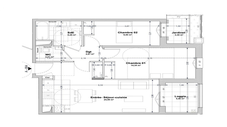 Ma-Cabane - Vente Appartement La Rochelle, 58 m²