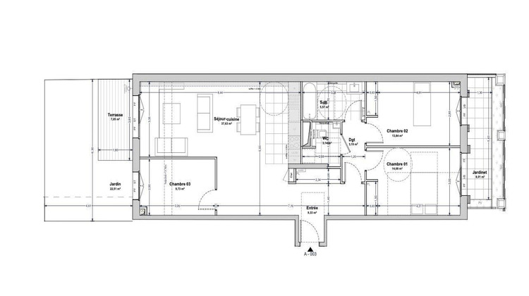 Ma-Cabane - Vente Appartement La Rochelle, 97 m²