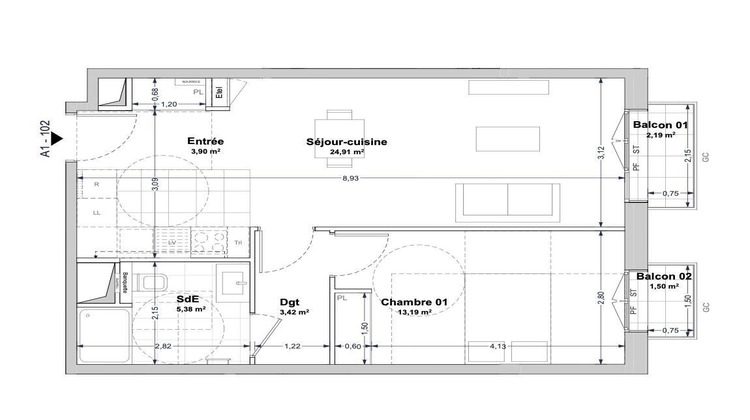 Ma-Cabane - Vente Appartement La Rochelle, 50 m²