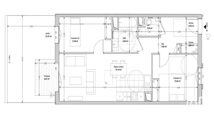 Ma-Cabane - Vente Appartement La Rochelle, 69 m²
