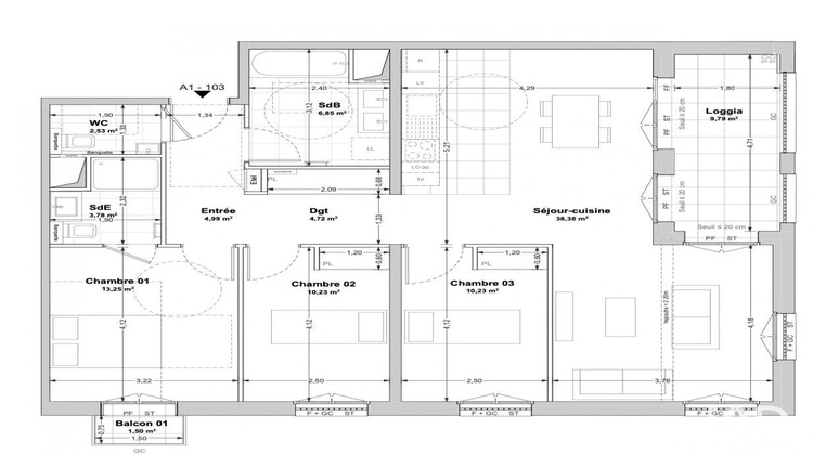 Ma-Cabane - Vente Appartement La Rochelle, 94 m²