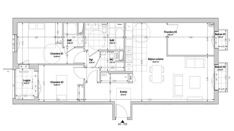 Ma-Cabane - Vente Appartement La Rochelle, 92 m²