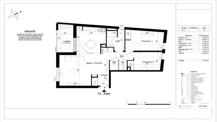 Ma-Cabane - Vente Appartement La Rochelle, 74 m²
