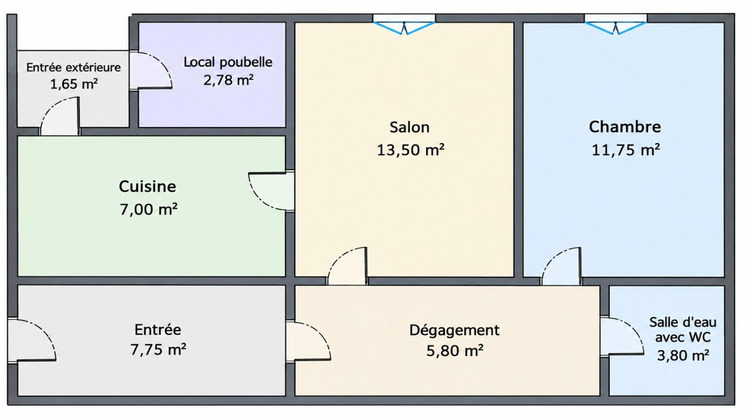 Ma-Cabane - Vente Appartement La Rochelle, 50 m²