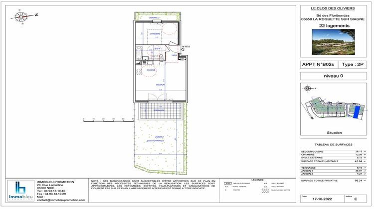 Ma-Cabane - Vente Appartement LA ROQUETTE SUR SIAGNE, 46 m²