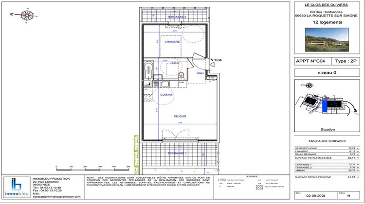 Ma-Cabane - Vente Appartement LA ROQUETTE SUR SIAGNE, 46 m²