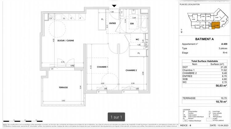 Ma-Cabane - Vente Appartement La Seyne-sur-Mer, 55 m²