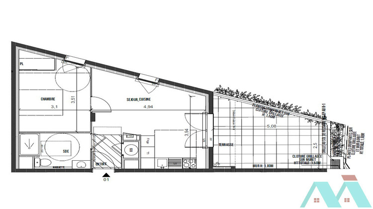 Ma-Cabane - Vente Appartement La Seyne-sur-Mer, 40 m²
