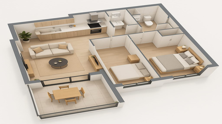 Ma-Cabane - Vente Appartement La Seyne-sur-Mer, 55 m²