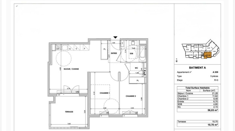 Ma-Cabane - Vente Appartement La Seyne-sur-Mer, 55 m²