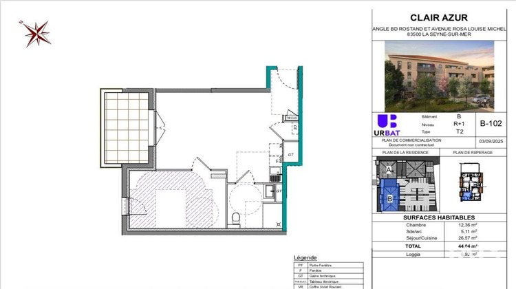 Ma-Cabane - Vente Appartement La Seyne-sur-Mer, 44 m²