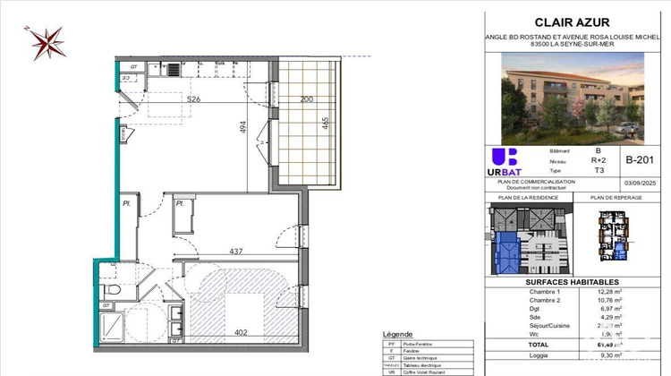 Ma-Cabane - Vente Appartement La Seyne-sur-Mer, 61 m²