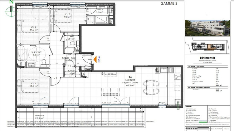 Ma-Cabane - Vente Appartement La Talaudière, 95 m²