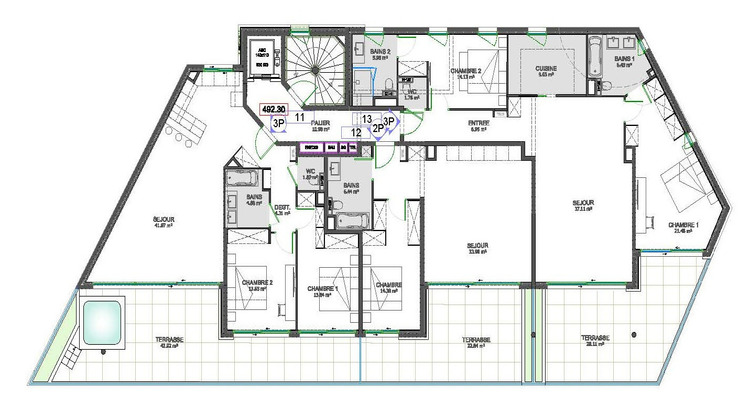 Ma-Cabane - Vente Appartement La Turbie, 80 m²