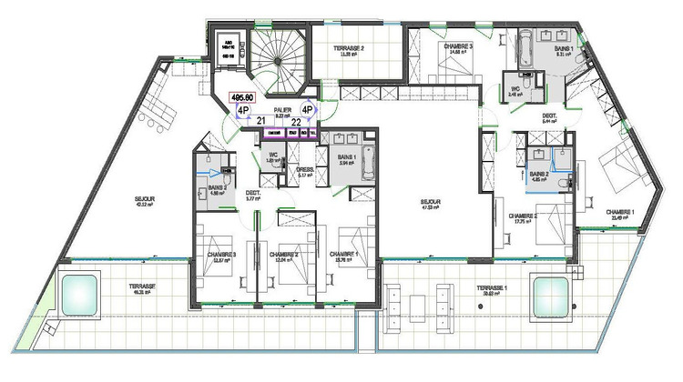 Ma-Cabane - Vente Appartement La Turbie, 107 m²