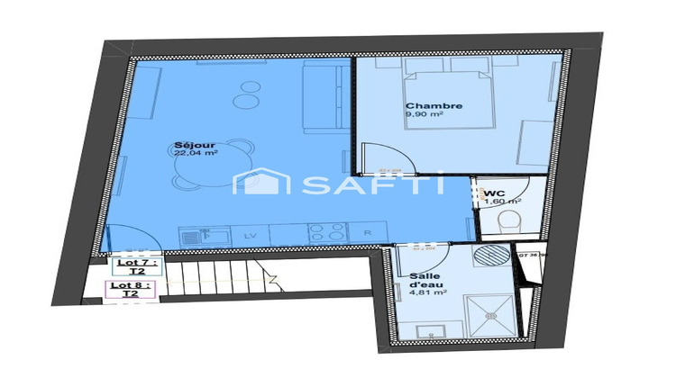 Ma-Cabane - Vente Appartement La Verpilliere, 44 m²