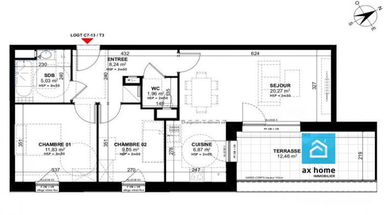 Ma-Cabane - Vente Appartement La Wantzenau, 63 m²