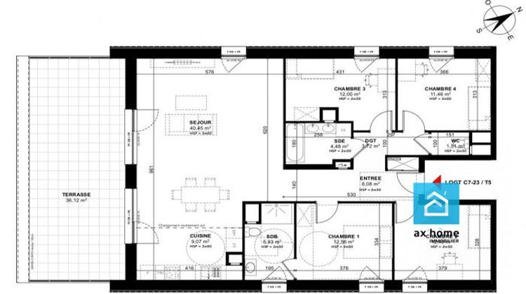 Ma-Cabane - Vente Appartement La Wantzenau, 122 m²