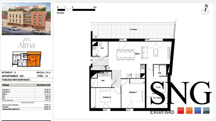 Ma-Cabane - Vente Appartement Labarthe-sur-Lèze, 82 m²