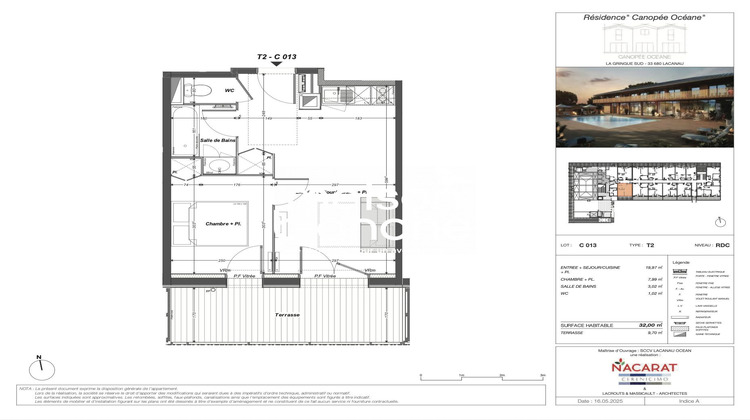 Ma-Cabane - Vente Appartement Lacanau, 32 m²