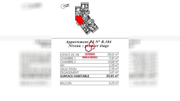 Ma-Cabane - Vente Appartement Lagny-sur-Marne, 65 m²