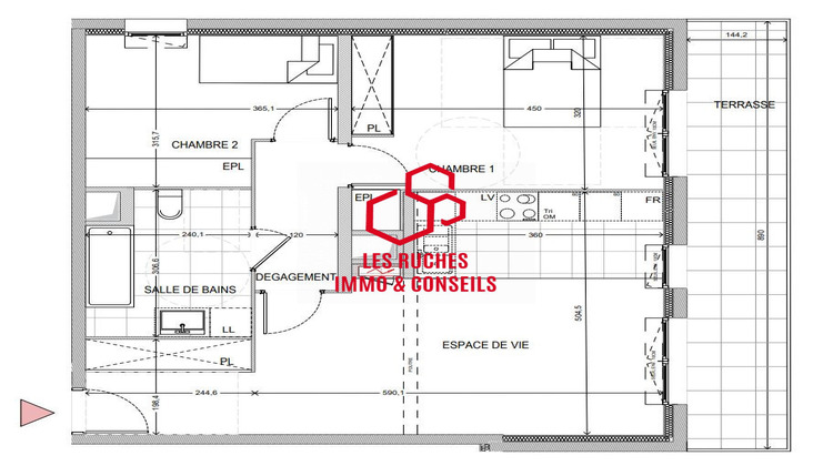Ma-Cabane - Vente Appartement Lagny-sur-Marne, 65 m²