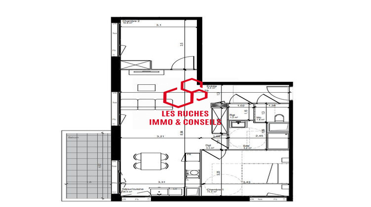 Ma-Cabane - Vente Appartement Lagny-sur-Marne, 65 m²