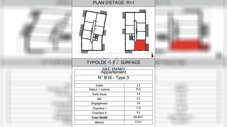 Ma-Cabane - Vente Appartement Lagny-sur-Marne, 60 m²