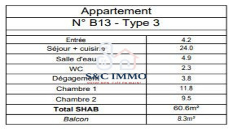 Ma-Cabane - Vente Appartement Lagny-sur-Marne, 61 m²