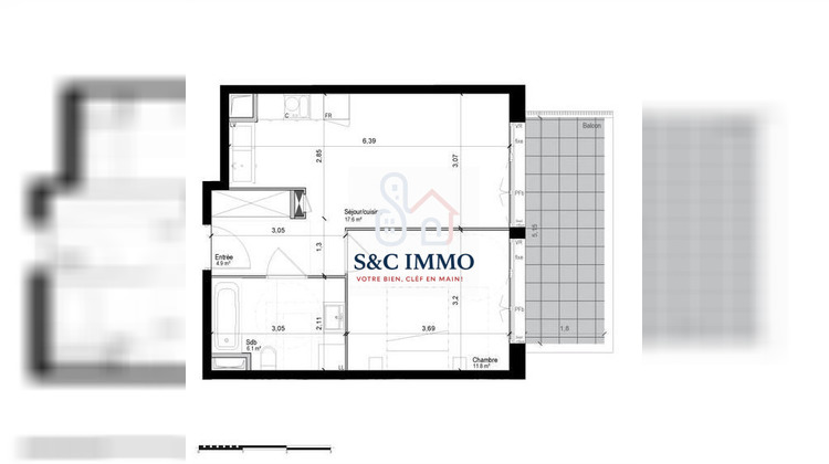 Ma-Cabane - Vente Appartement Lagny-sur-Marne, 60 m²
