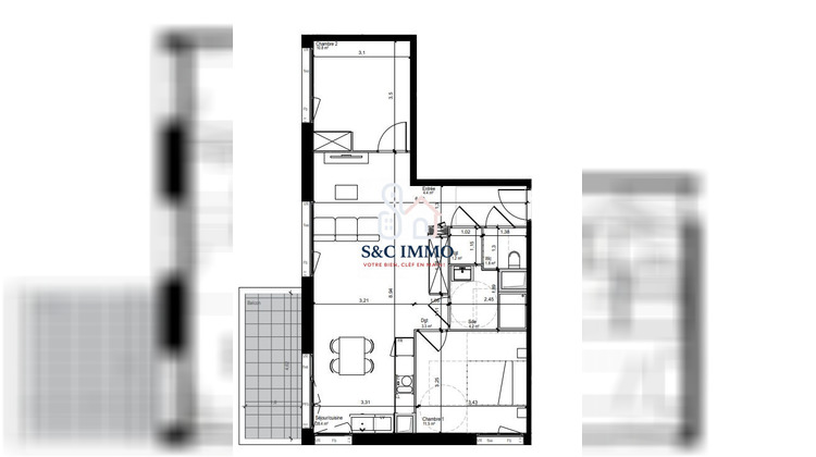 Ma-Cabane - Vente Appartement Lagny-sur-Marne, 65 m²