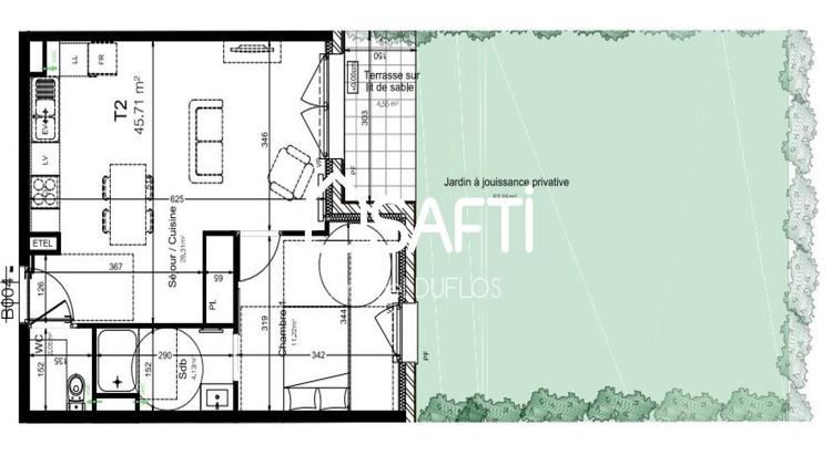 Ma-Cabane - Vente Appartement Lambersart, 45 m²