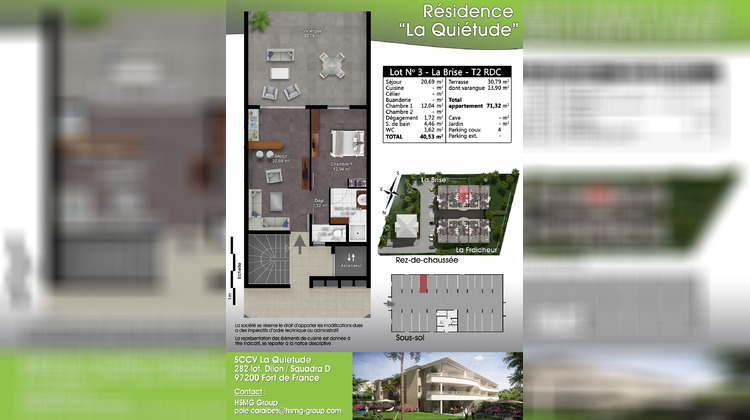 Ma-Cabane - Vente Appartement Lamentin, 40 m²