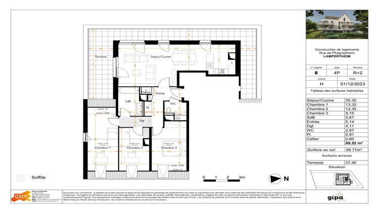 Ma-Cabane - Vente Appartement Lampertheim, 89 m²