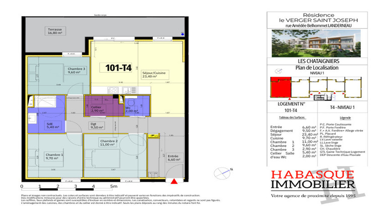 Ma-Cabane - Vente Appartement LANDERNEAU, 83 m²