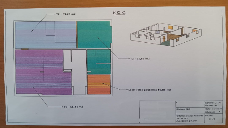 Ma-Cabane - Vente Appartement LANDEVANT, 56 m²