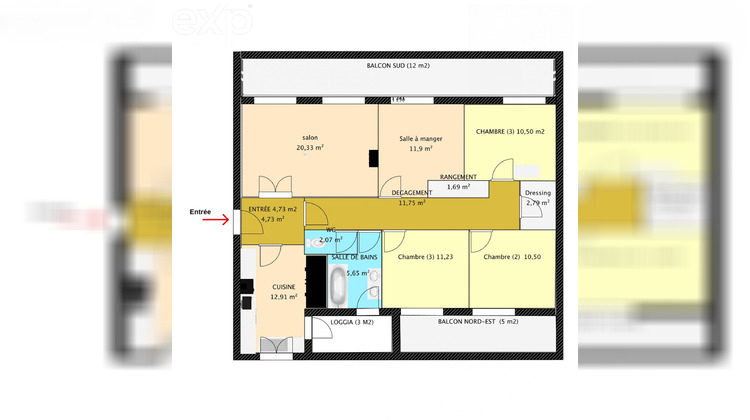 Ma-Cabane - Vente Appartement Langon, 96 m²