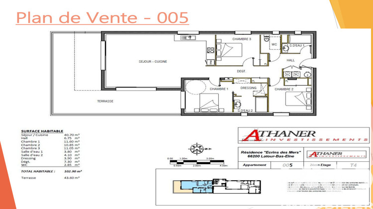 Ma-Cabane - Vente Appartement Latour-Bas-Elne, 103 m²