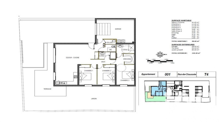 Ma-Cabane - Vente Appartement Latour-Bas-Elne, 98 m²