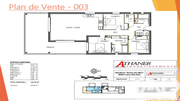 Ma-Cabane - Vente Appartement Latour-Bas-Elne, 102 m²