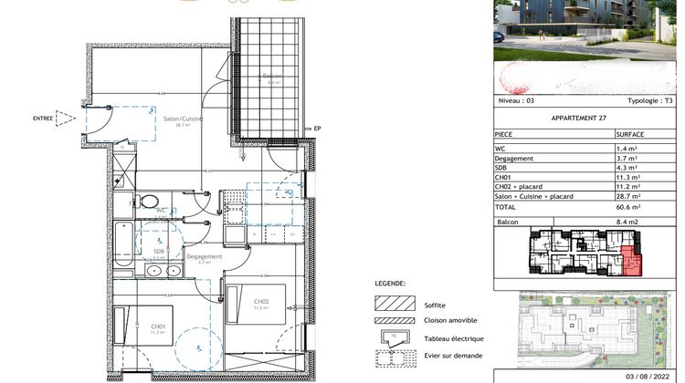 Ma-Cabane - Vente Appartement Lattes, 60 m²