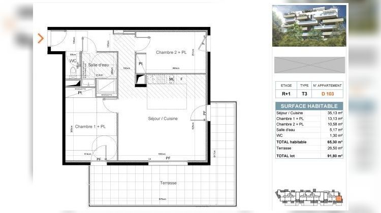 Ma-Cabane - Vente Appartement LATTES, 65 m²