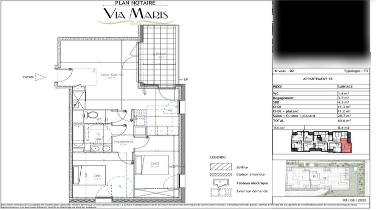 Ma-Cabane - Vente Appartement Lattes, 60 m²