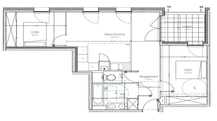 Ma-Cabane - Vente Appartement LATTES, 58 m²